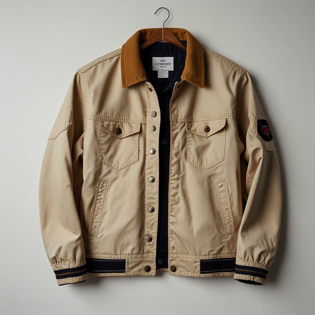 Backside of classic jacket