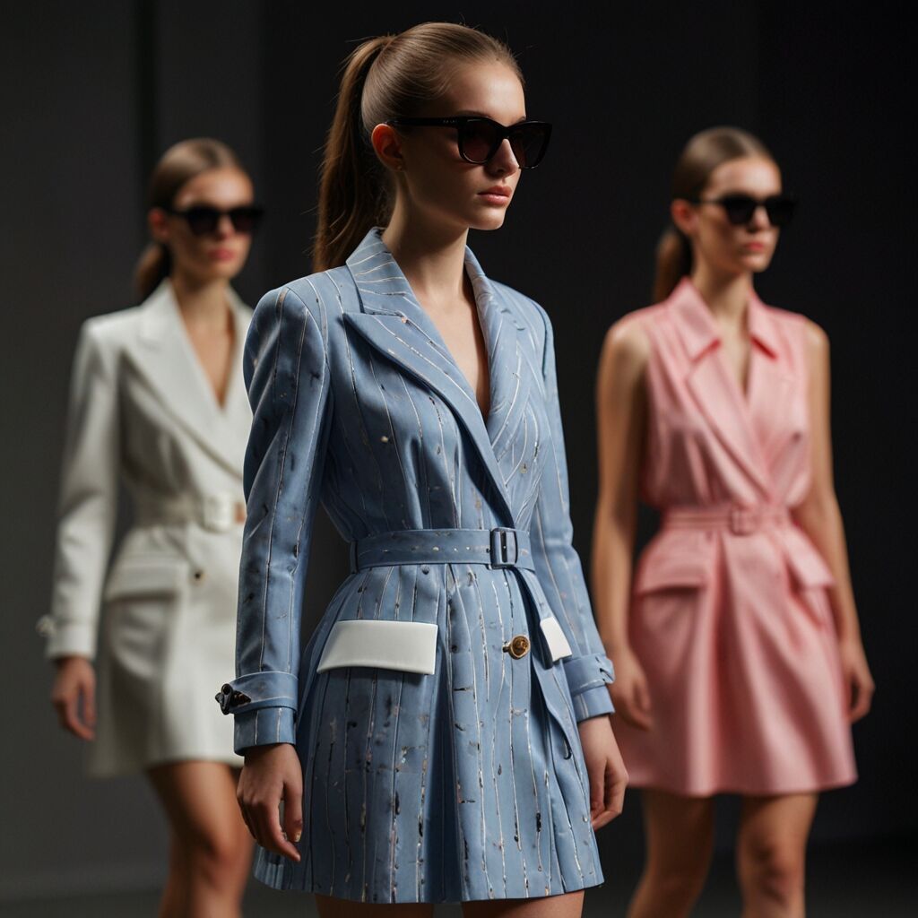 Stylish eco-friendly denim jeans