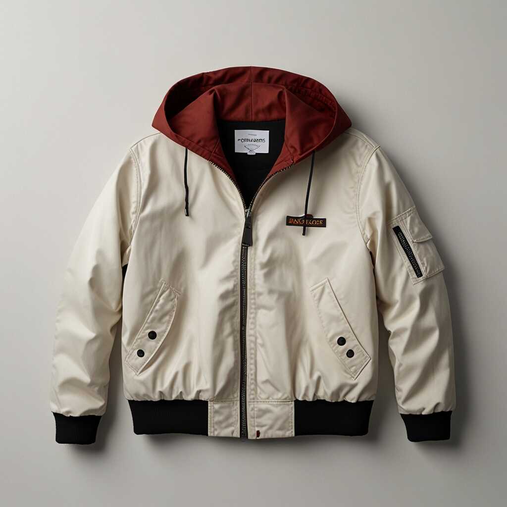 Jacket front and back view