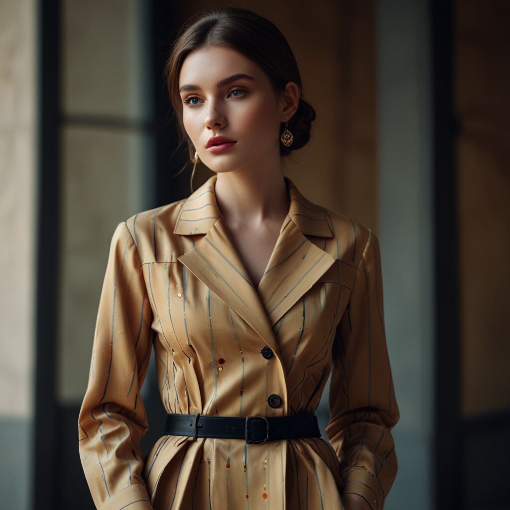 Bold statement fashion on runway