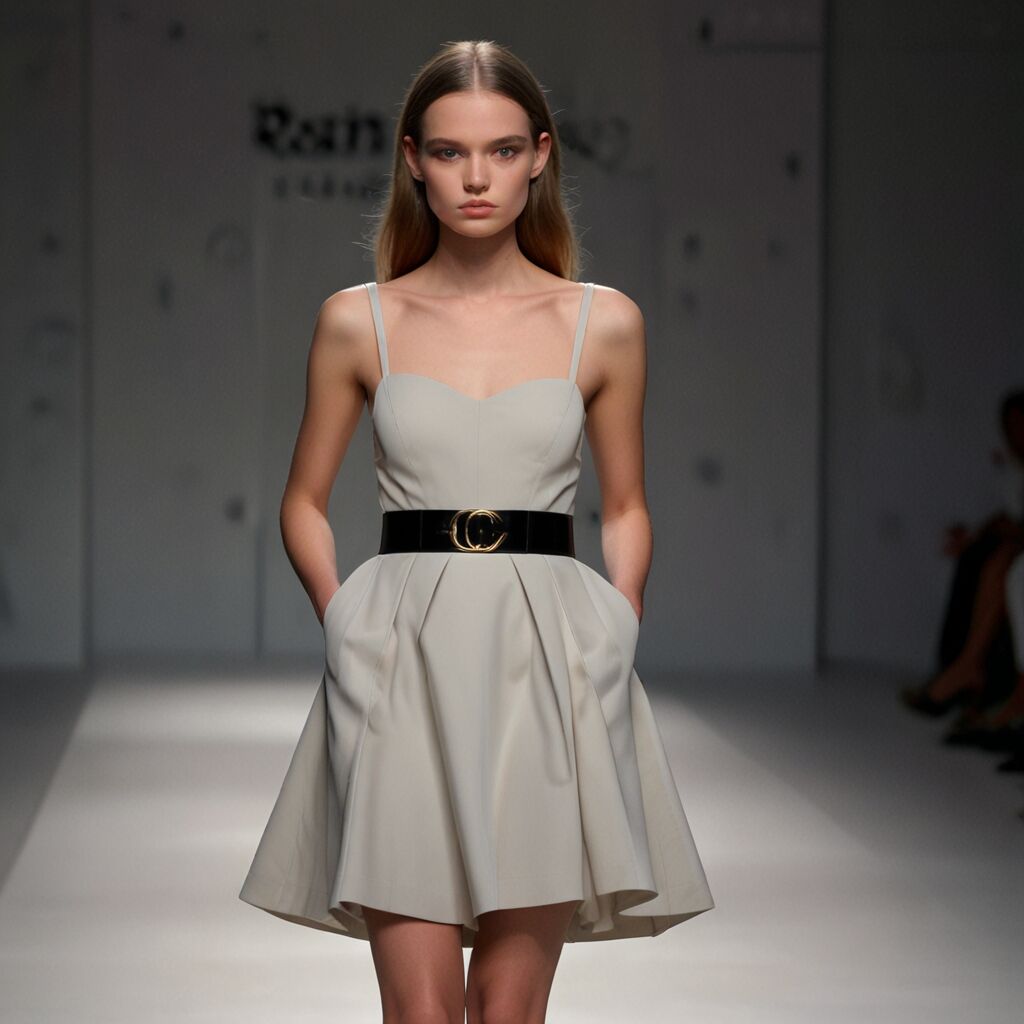 Wide belt offers easy style